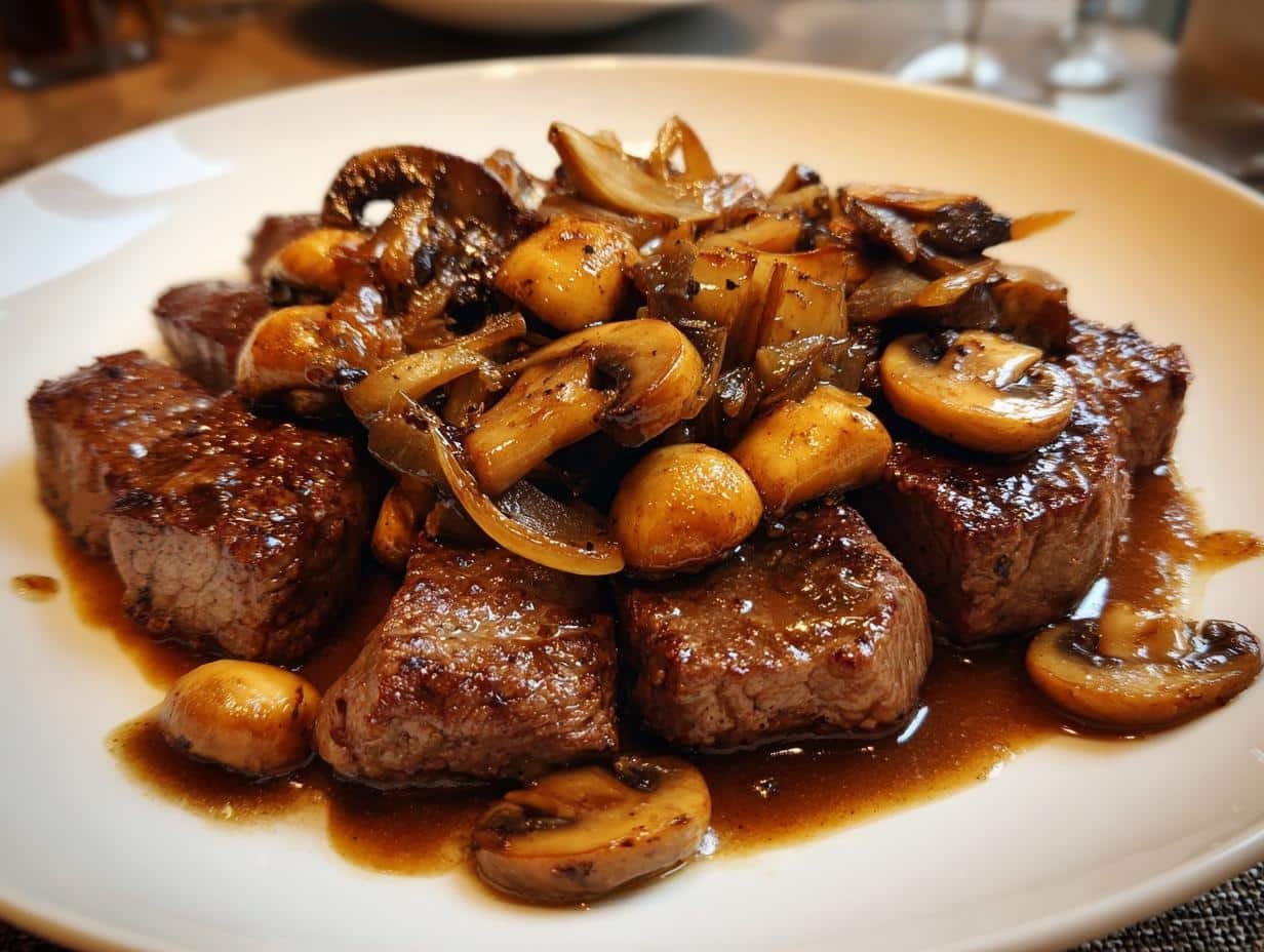 Filettopf mit Champignons Zwiebel - detail 1