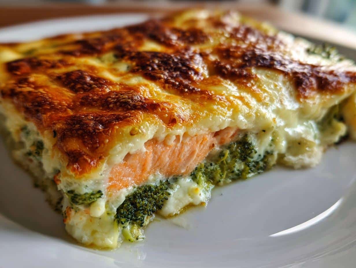 Lachs-Brokkoli-Gratin - detail 1