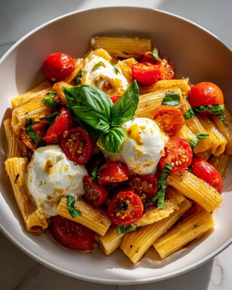 Burrata Tomaten Pasta