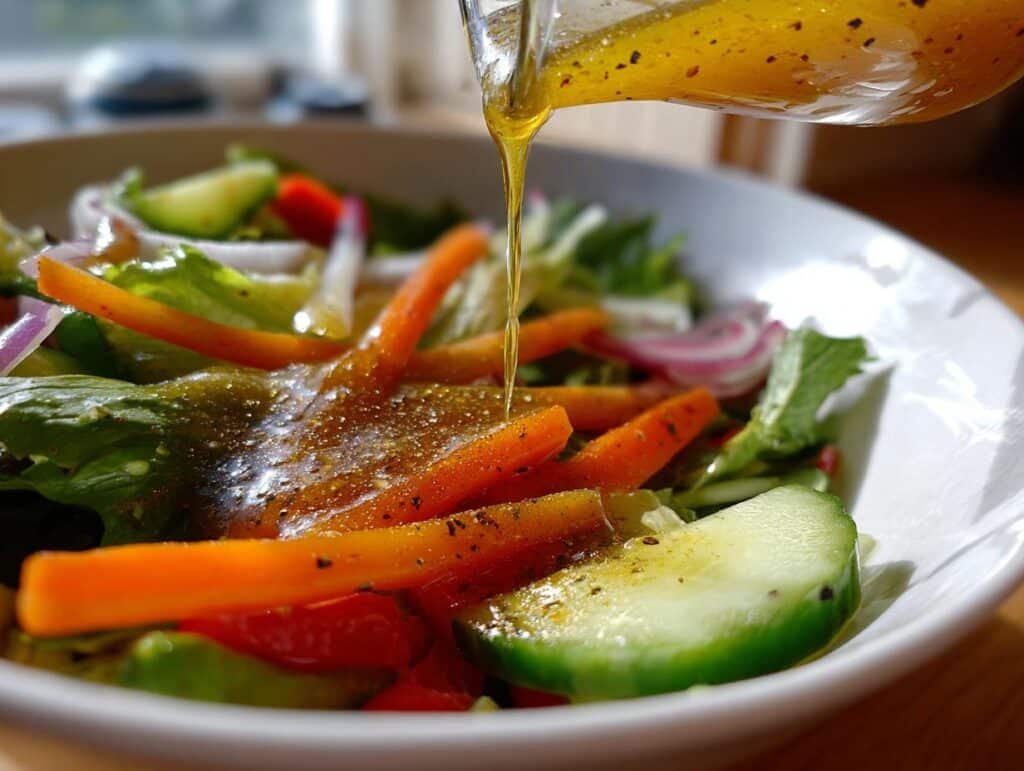 Leichtes Salatdressing