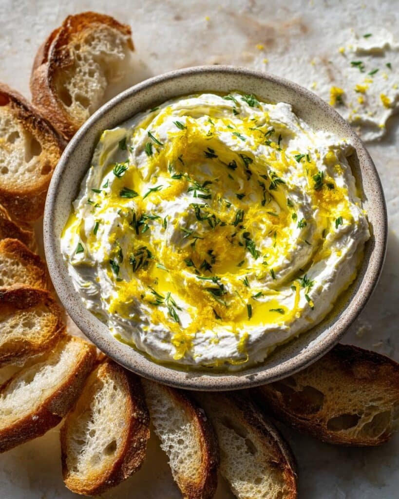 Zitronen Feta Aufstrich: 10 Minuten zum frischen Genuss